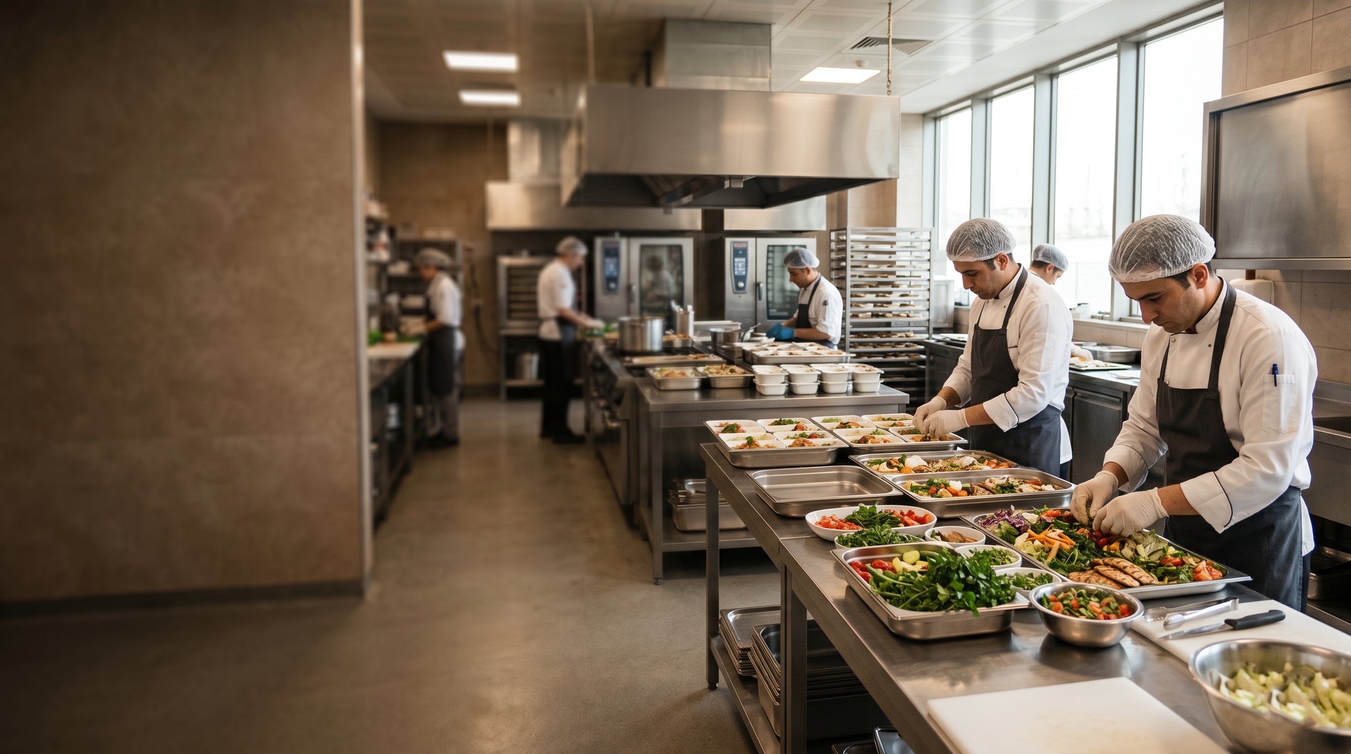 Profesyonel kurumsal mutfak ve catering üretimi