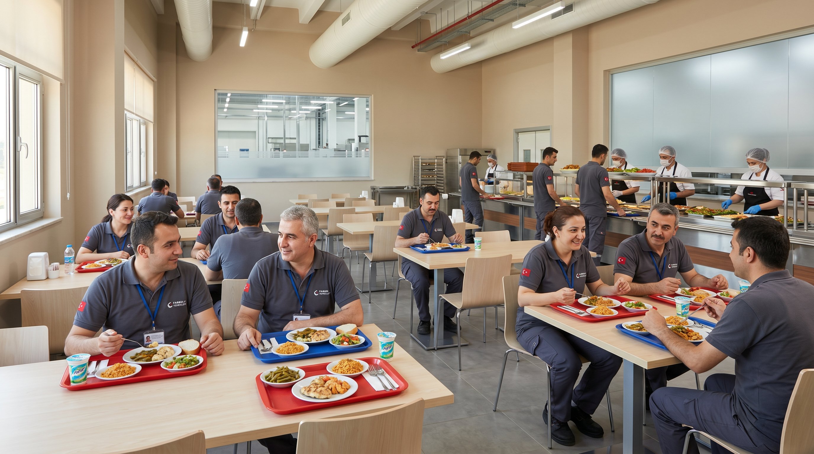 Fabrika ve üretim tesisi yemek hizmeti